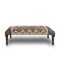 Laddha Home Designs 47" Multicolored Southwestern Style Rectangular Bench